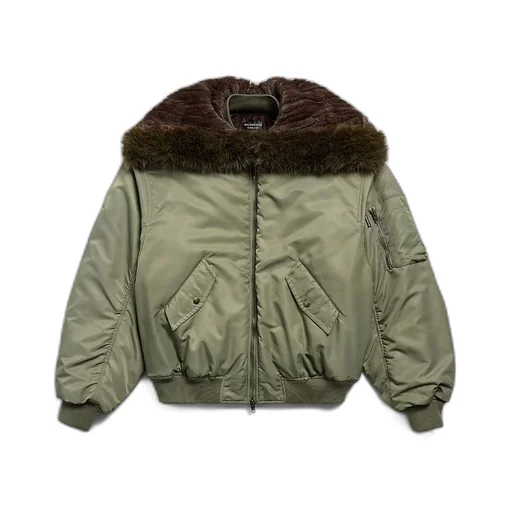 Hooded Bomber Jacket