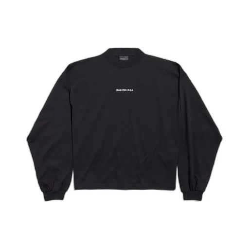 Back Cropped Long Sleeve T-Shirt