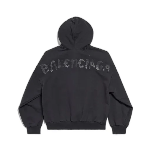 Painted Zip-Up Hoodie Regular Fit