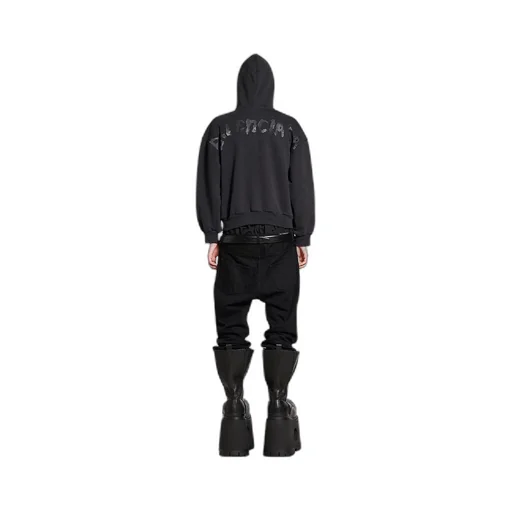 Painted Zip-Up Hoodie Regular Fit
