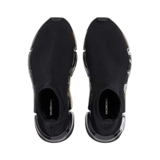 Speed 2.0 Full Clear Sole Graffiti Recycled Knit Sneaker