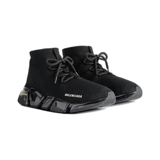 Speed 2.0 Lace Up Full Clear Sole Recycled Knit Sneaker