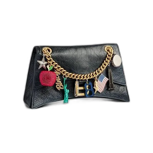 Crush Small Chain Bag Dirty Effect With Souvenirs