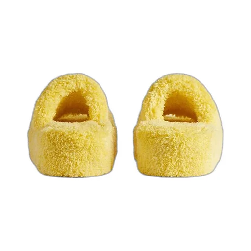 Furry Platform Sandal