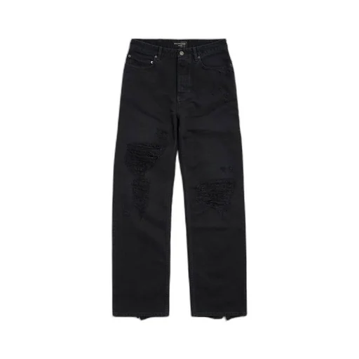 Medium Fit Ripped Pants