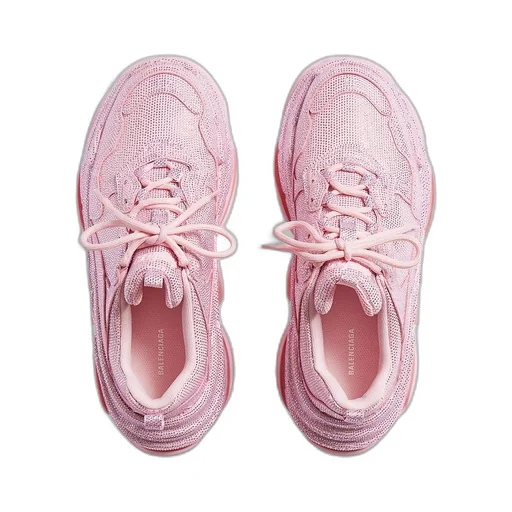 Triple S Sneaker With Rhinestones