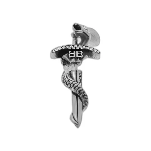 Goth Snake Earring