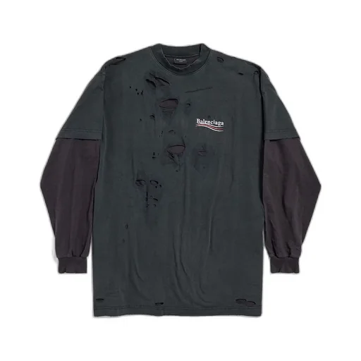 Political Campaign Long Sleeve Layered T-Shirt