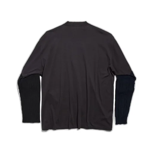 Handle With Care Patched Sleeves T-Shirt