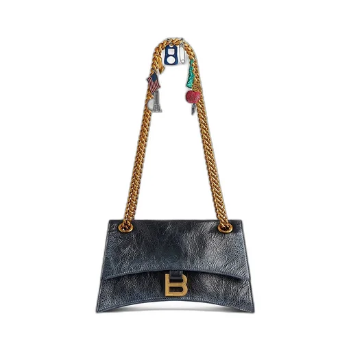 Crush Small Chain Bag Dirty Effect With Ny Souvenirs Charms