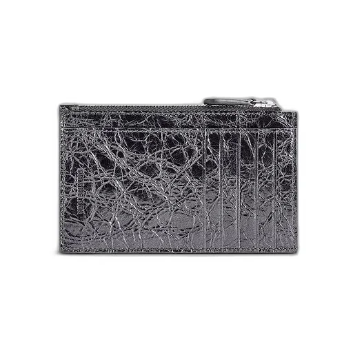Le City Long Coin And Card Holder Metallized