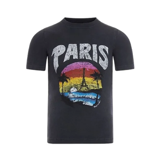 Tropical Paris Logo Short Sleeve T-Shirt