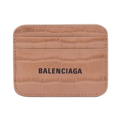 Cash Card Holder Crocodile Embossed