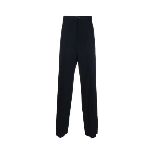 Straight Wool Pants