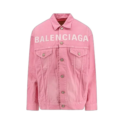 Logo Embroidered Denim Jacket