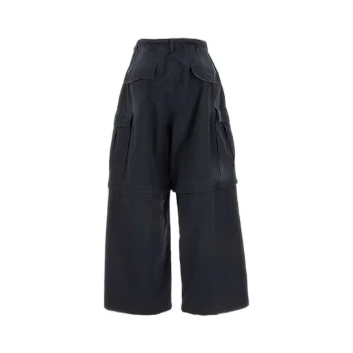 Patch Pocket Drawstring Cargo Pants