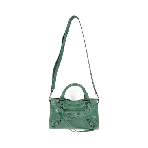 City Leather Mini Tote Bag