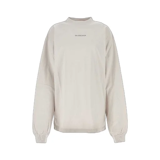 Lettering Logo Cotton Long Sleeve Top