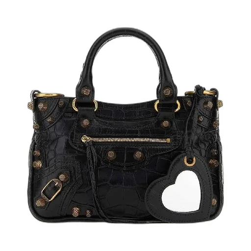 Crocker Pattern Leather Small Neo Cagole Bag