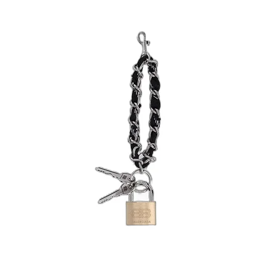 Bb Logo Padlock Keyring