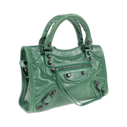 City Leather Mini Tote Bag
