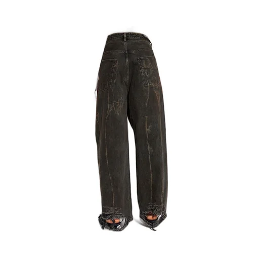 Vintage Washing Cotton Denim Pants