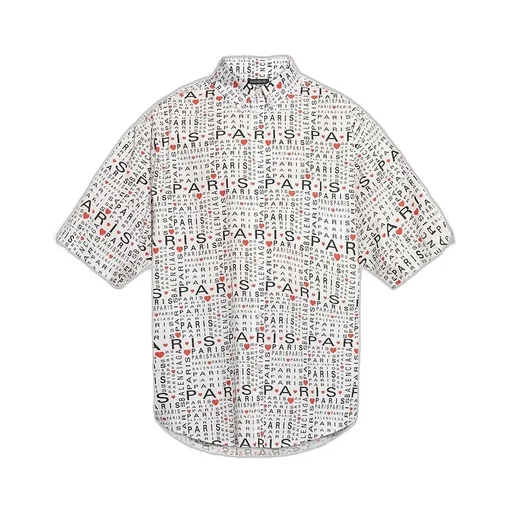 All Over Printing Cotton Short Sleeve Shirt
