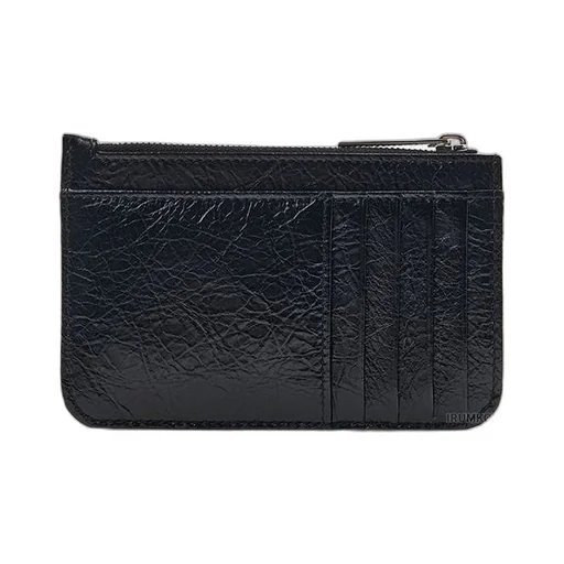 Bb Logo Leather Card Wallet