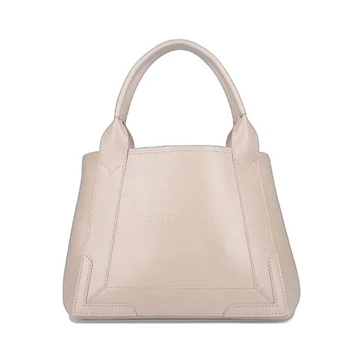 Navy Cabas Logo Tote Bag