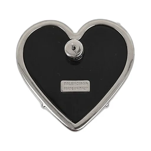 Heart Logo Rhinestone Earrings