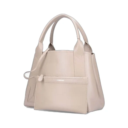 Navy Cabas Logo Tote Bag