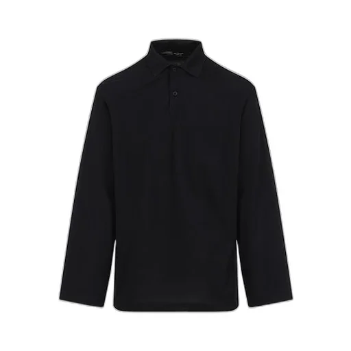 Long Sleeve Cotton Polo Shirt