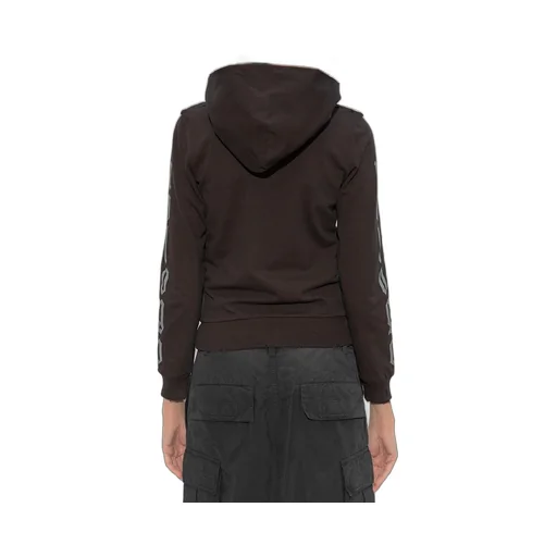 Printing Cotton Hooded Zip-Up