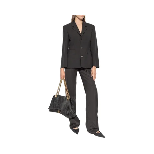 Single Breasted Wool Tailored Jacket