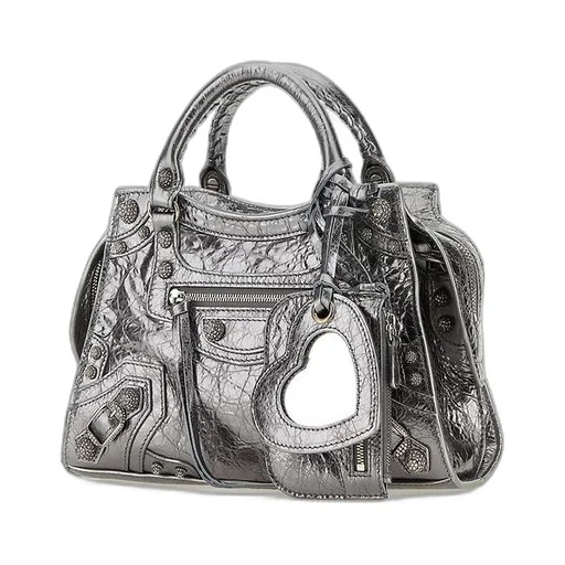 Neo Cagole Metallic Lambskin Tote Bag