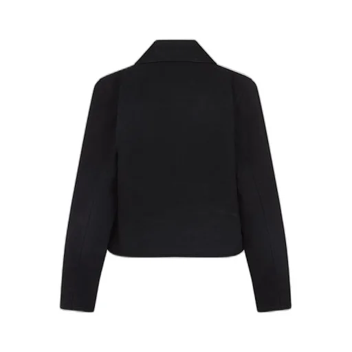 Logo Detail Cotton Zip-Up Jacket