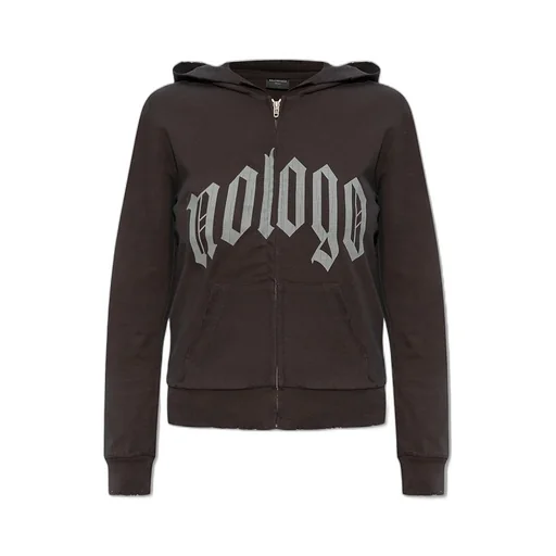 Printing Cotton Hooded Zip-Up