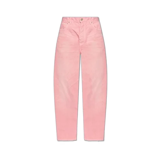 Back Logo Patch Denim Pants