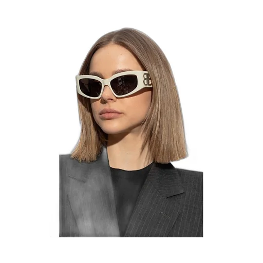 Bossy Cat Logo Temple Sunglasses