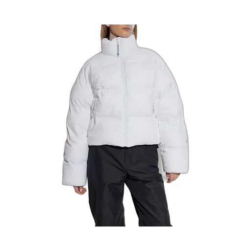 Logo Embroidered High-Neck Nylon Padding