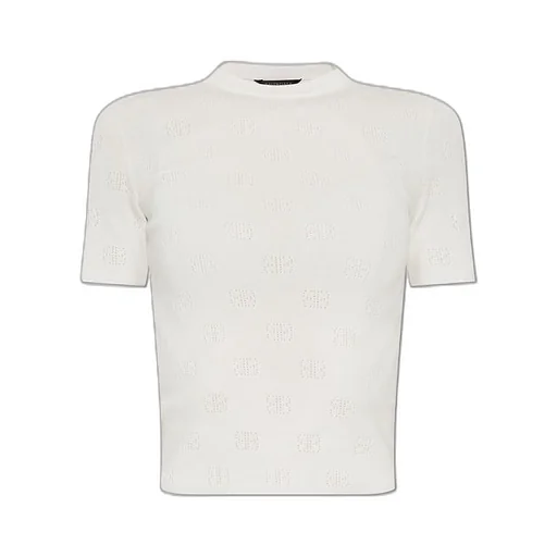 Logo Detail Crop Short Sleeve T-Shirt