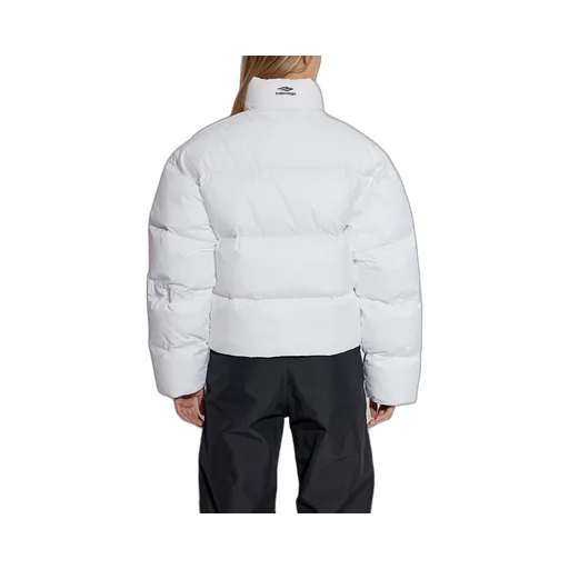 Logo Embroidered High-Neck Nylon Padding