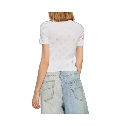 Logo Detail Crop Short Sleeve T-Shirt