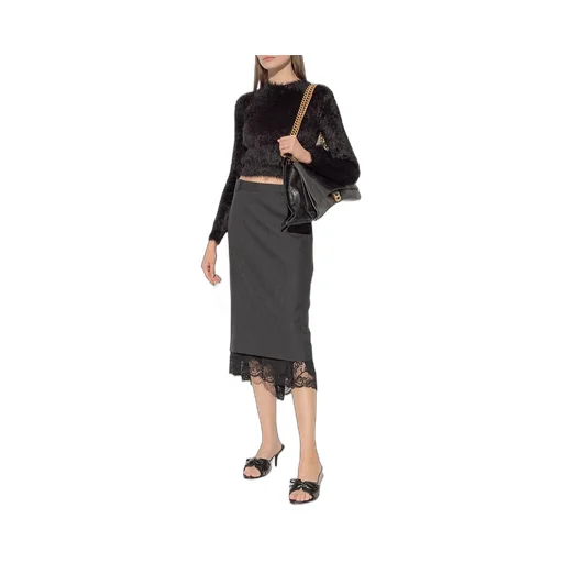 Crewneck Shearing Crop Knit
