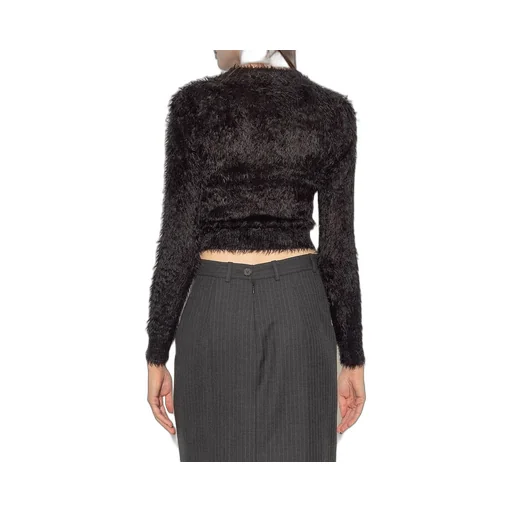 Crewneck Shearing Crop Knit