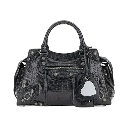 Crocker Pattern Leather Small Neo Cagole City Bag
