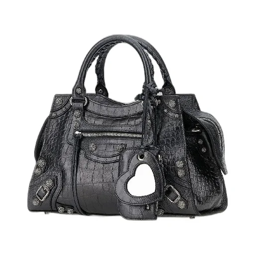 Crocker Pattern Leather Small Neo Cagole City Bag
