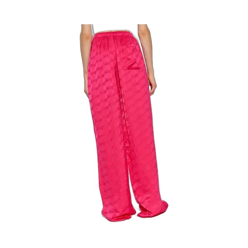 Allover Logo Loose Fit Banding Pants