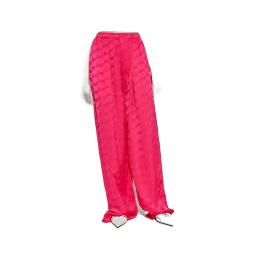 Allover Logo Loose Fit Banding Pants