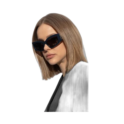 Bossy Cat Logo Temple Sunglasses